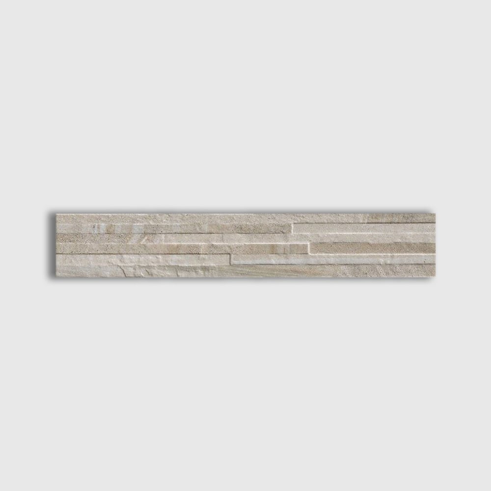 Montenapoleone Glazed Brick Stone Look Porcelain Decorative 4x24 Porcelain Glazed 4x24 Decorative