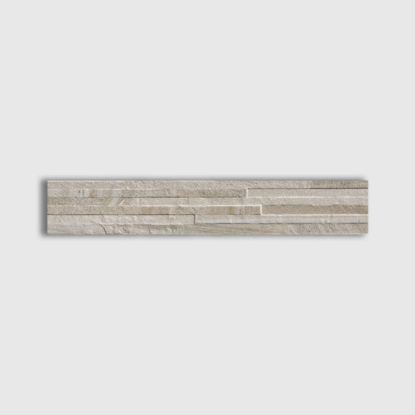 Montenapoleone Glazed Brick Stone Look Porcelain Decorative 4x24