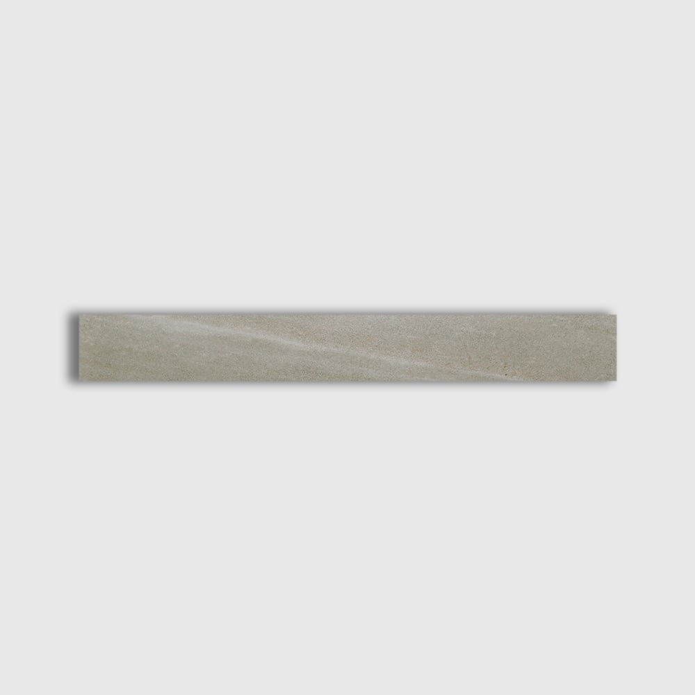 Montenapoleone Glazed Bullnose Stone Look Porcelain Base 3x24 Porcelain Glazed 3x24 Base