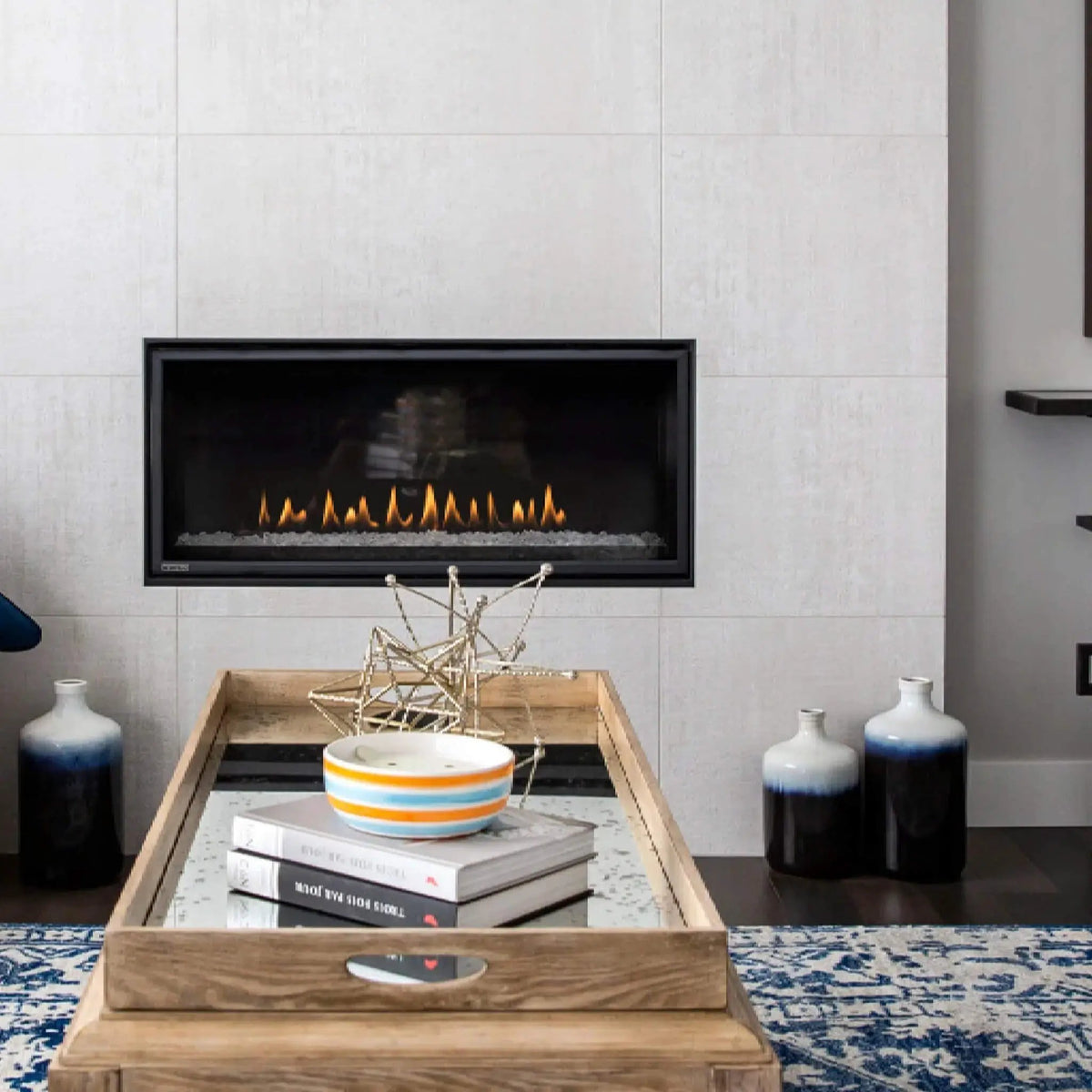 Montigo DelRay Linear Direct Vent Natural Gas Fireplace [DRL36/48/6013NI] (SAK31245) by SAKSBY WHOLESALE