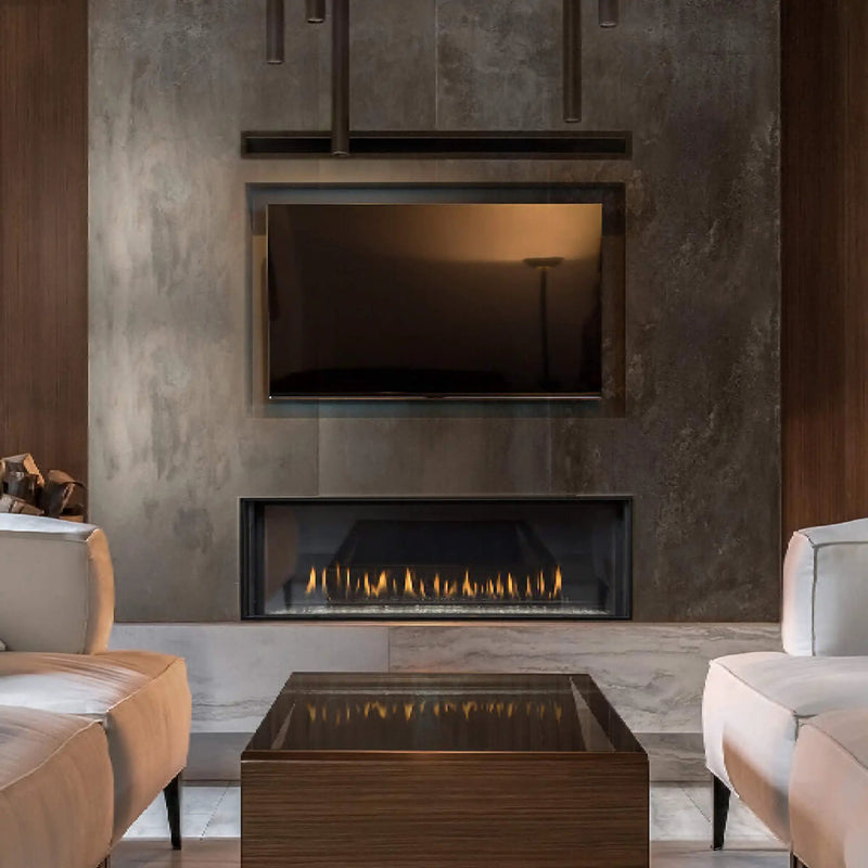 Montigo Distinction 48-Inch Single Sided Linear Direct Vent Natural Gas Fireplace [D4815NI-2] (SAK48267) by SAKSBY WHOLESALE