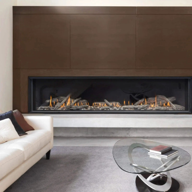 Montigo Distinction 72-Inch Single Sided Linear Direct Vent Natural Gas Fireplace [D7215NI-2] (SAK70824) by SAKSBY WHOLESALE