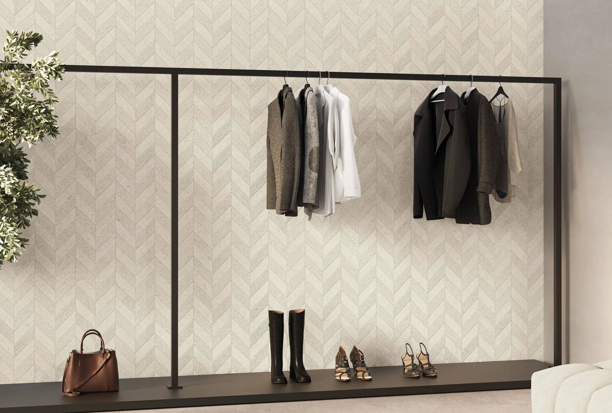 Mood Limestone Look Porcelain Tiles 24x48 by landmarkceramics