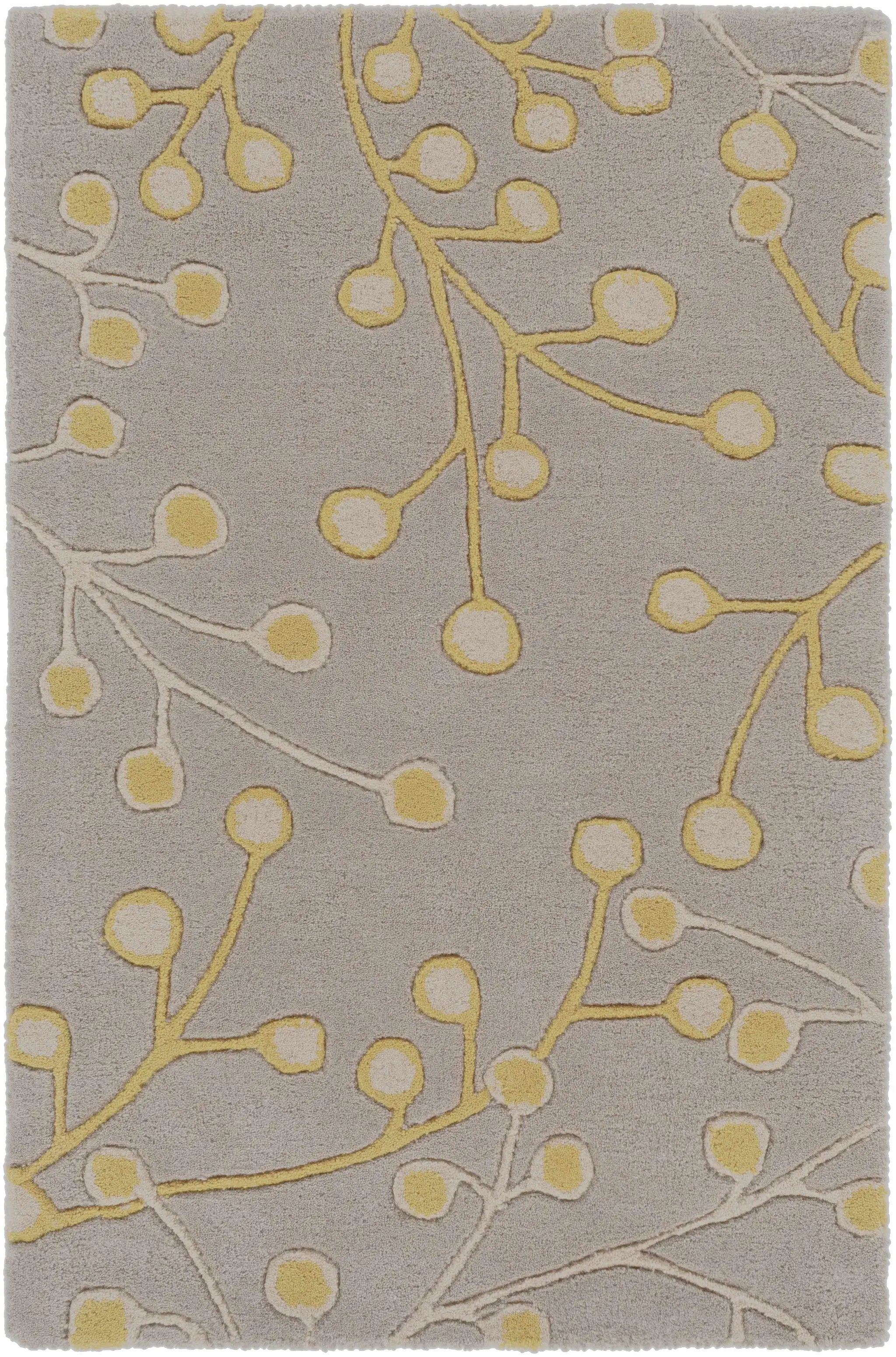 Elsu Mustard Wool Area Rug by Boutique Rugs