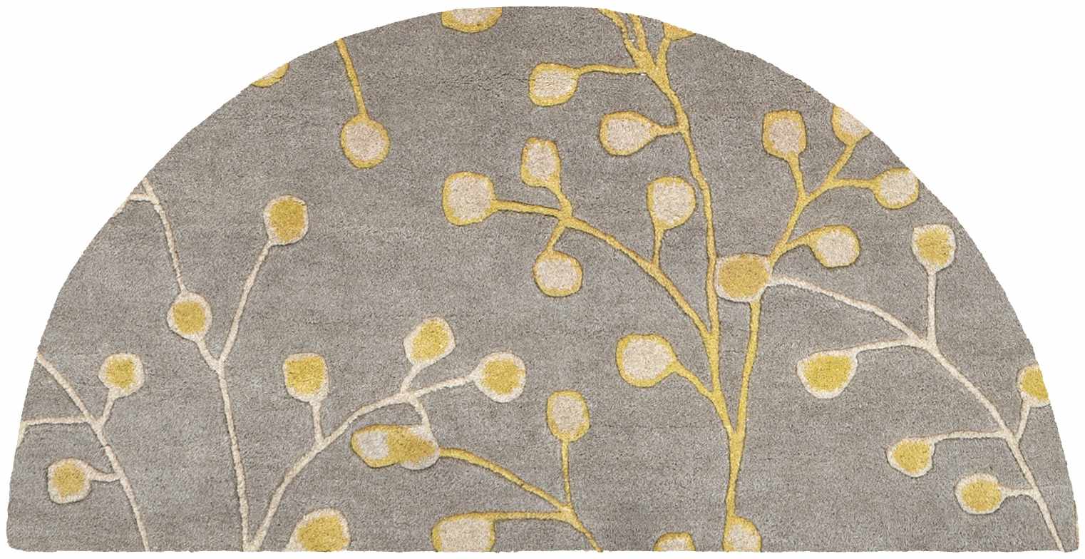 Elsu Mustard Wool Area Rug by Boutique Rugs