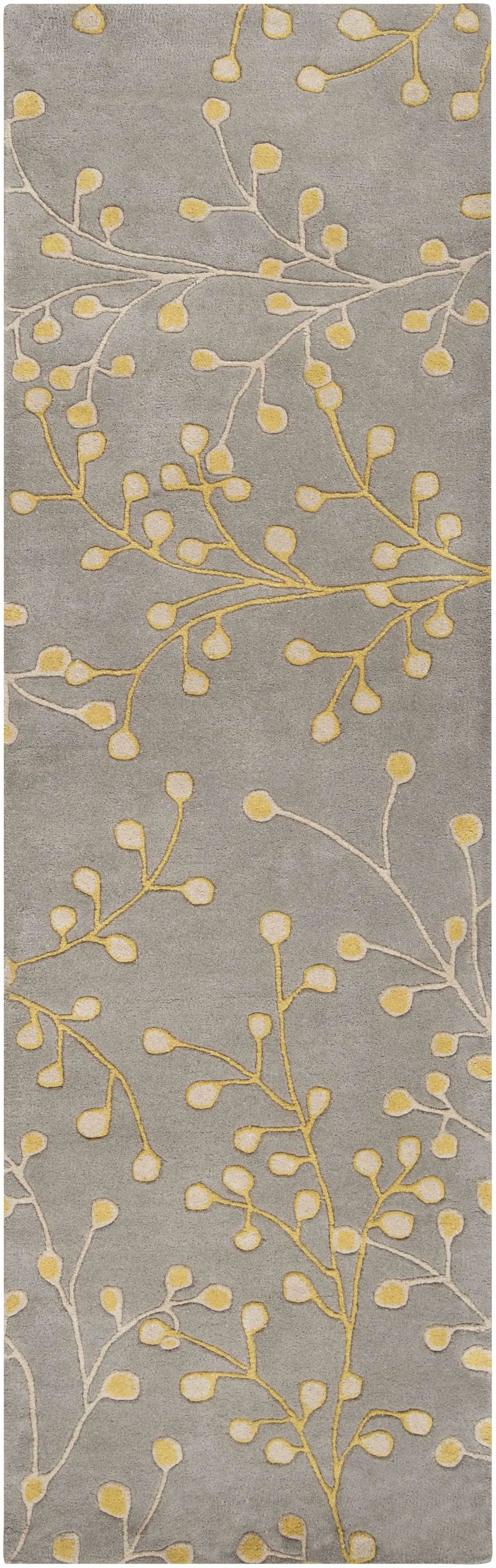 Elsu Mustard Wool Area Rug, photo 7 of 15