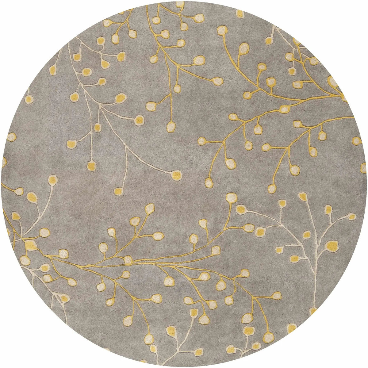 Elsu Mustard Wool Area Rug, photo 10 of 15