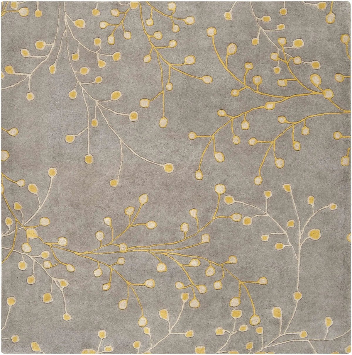 Elsu Mustard Wool Area Rug, photo 11 of 15