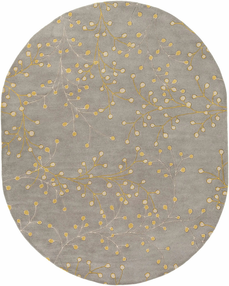 Elsu Mustard Wool Area Rug by Boutique Rugs
