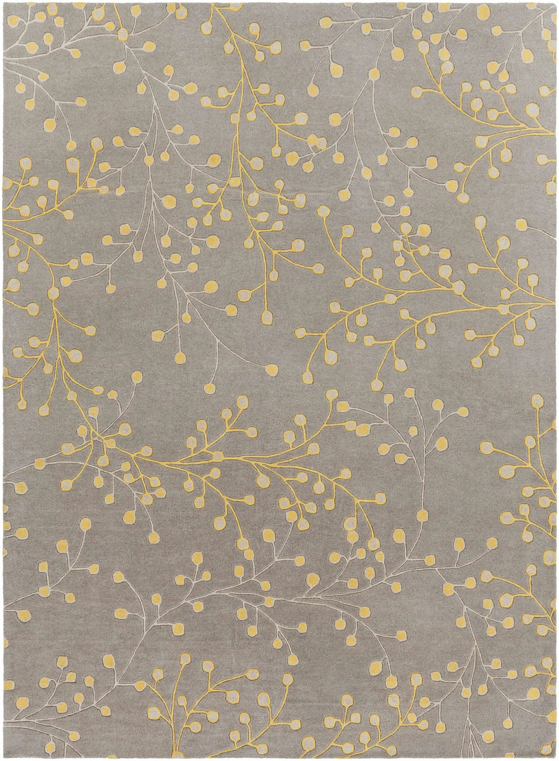 Elsu Mustard Wool Area Rug by Boutique Rugs