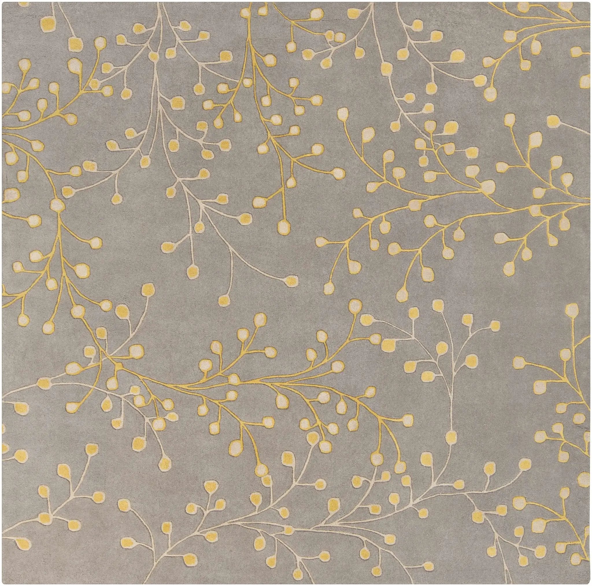 Elsu Mustard Wool Area Rug by Boutique Rugs