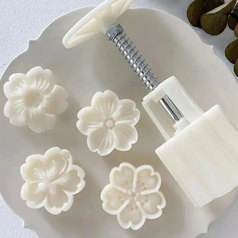 Moon Cake Maker - Plastic Cherry Blossom Mold by House Of Avana