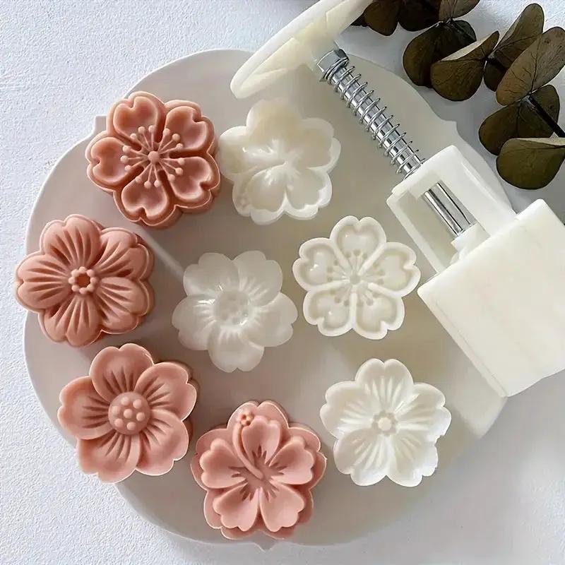 Moon Cake Maker - Plastic Cherry Blossom Mold by House Of Avana