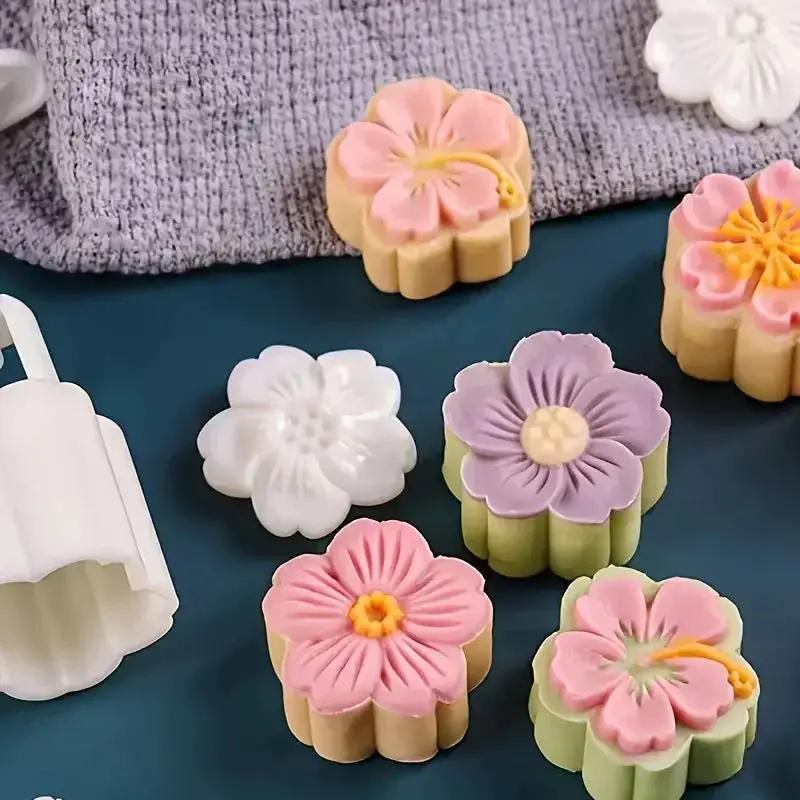 Moon Cake Maker - Plastic Cherry Blossom Mold by House Of Avana