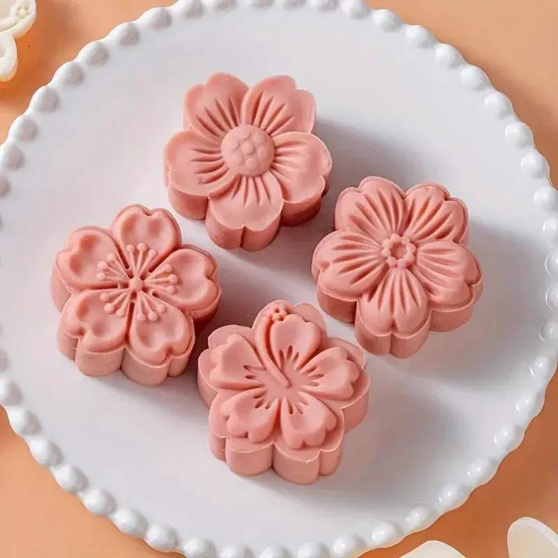 Moon Cake Maker - Plastic Cherry Blossom Mold by House Of Avana