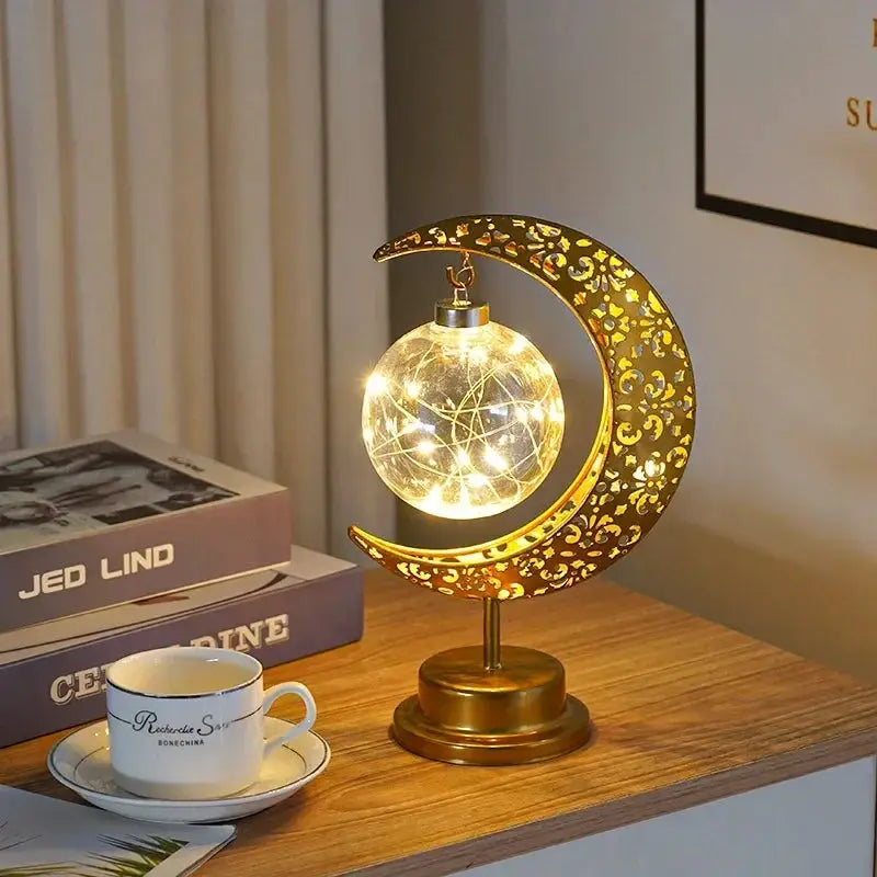 Moon Lights - LED Islamic Hanging Star by House Of Avana