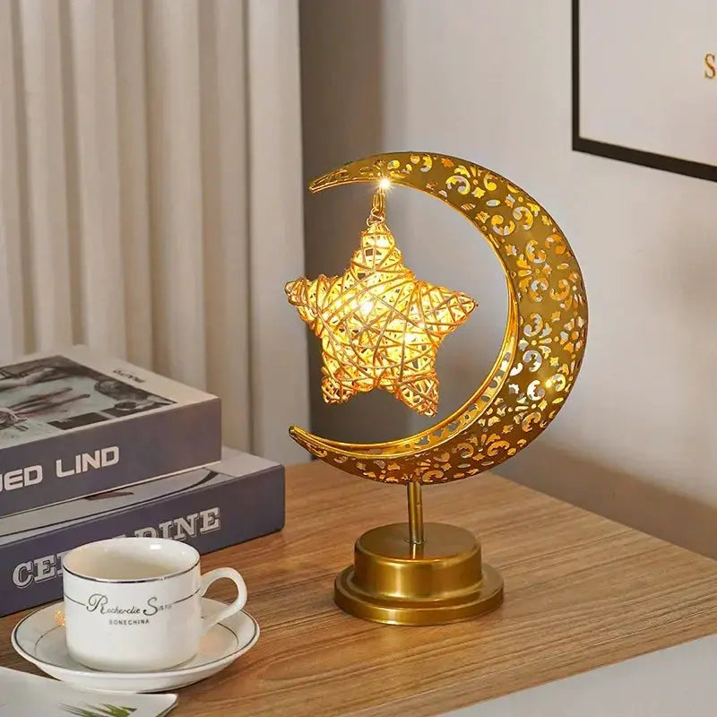 Moon Lights - LED Islamic Hanging Star by House Of Avana