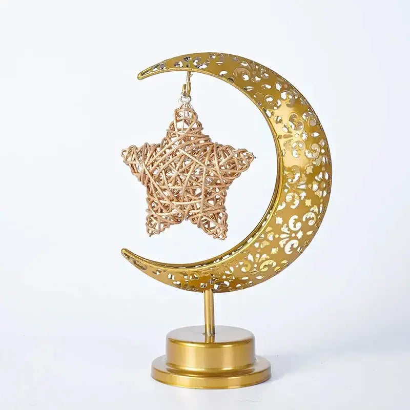 Moon Lights - LED Islamic Hanging Star by House Of Avana