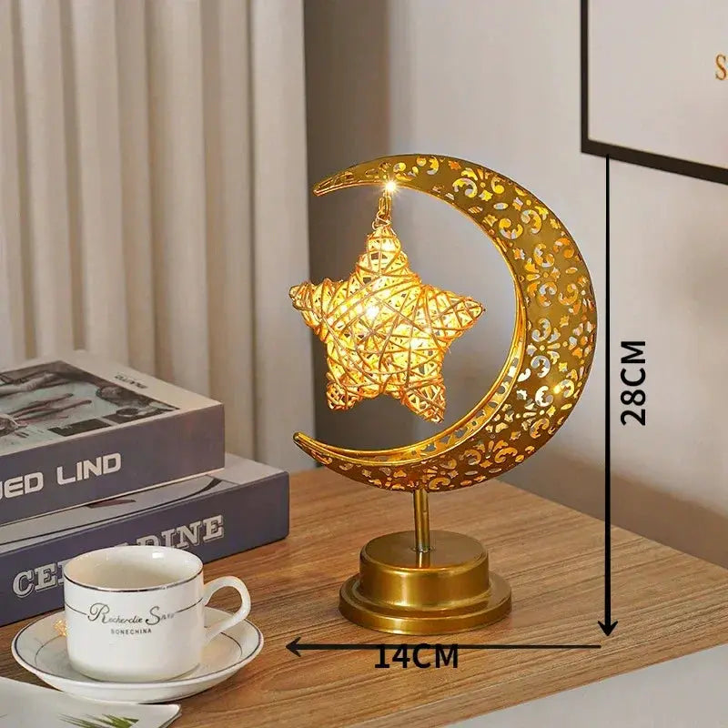 Moon Lights - LED Islamic Hanging Star by House Of Avana