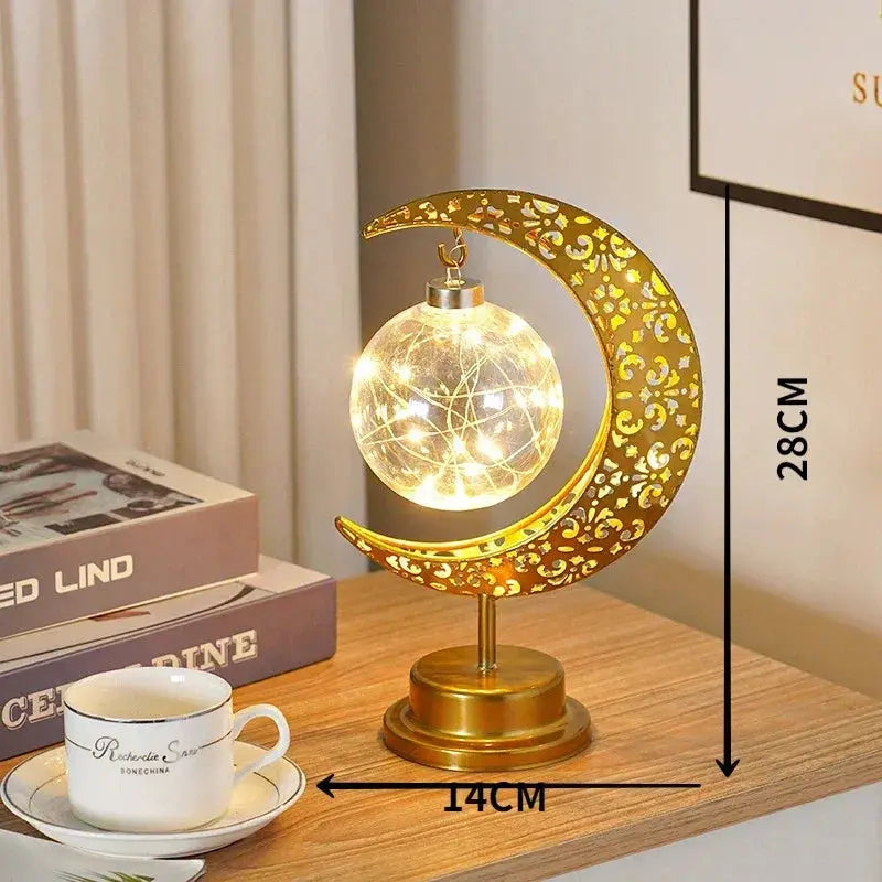Moon Lights - LED Islamic Hanging Star by House Of Avana