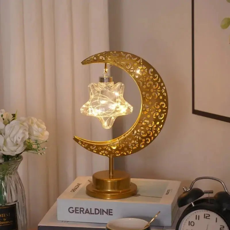 Moon Lights - LED Islamic Hanging Star by House Of Avana