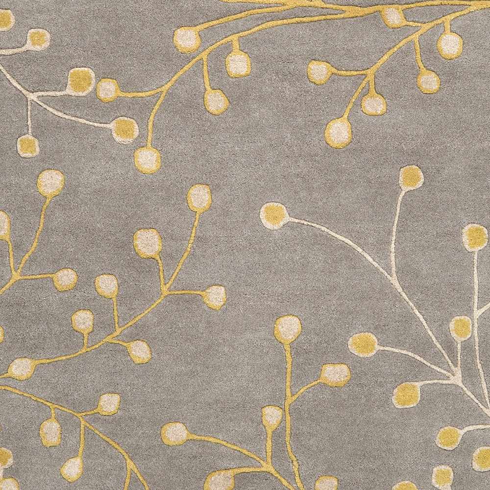Elsu Mustard Wool Area Rug by Boutique Rugs