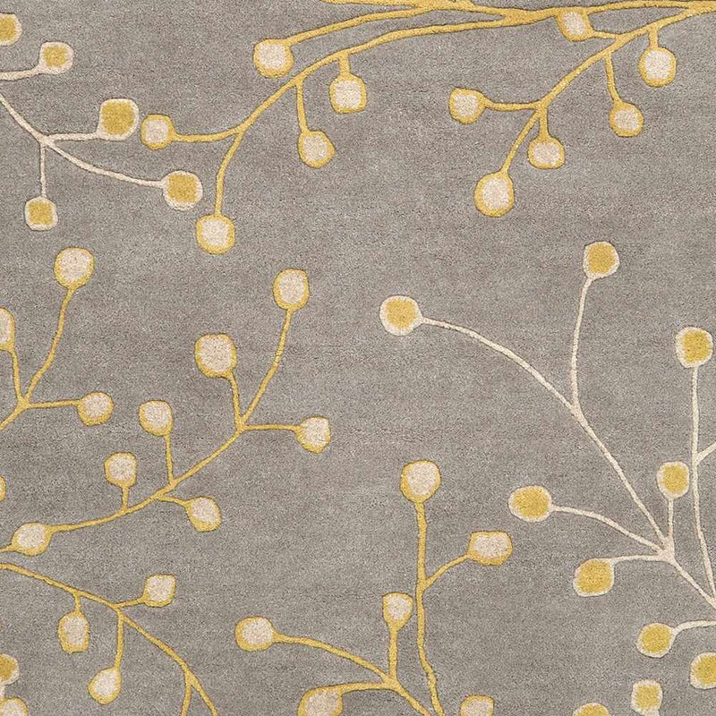Elsu Mustard Wool Area Rug by Boutique Rugs