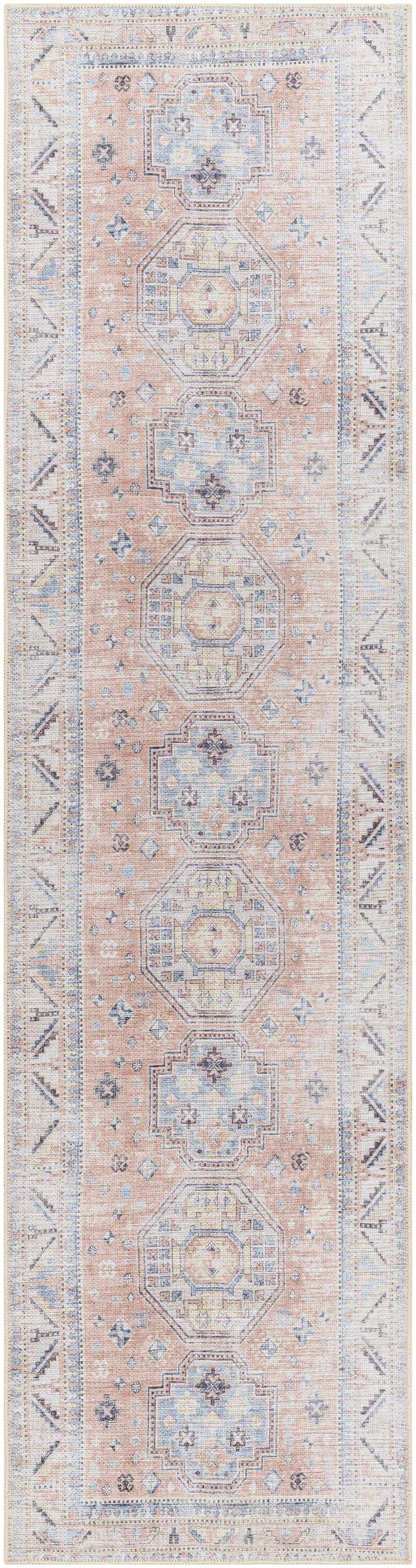 Morcott Peach Washable Area Rug, photo 21 of 21
