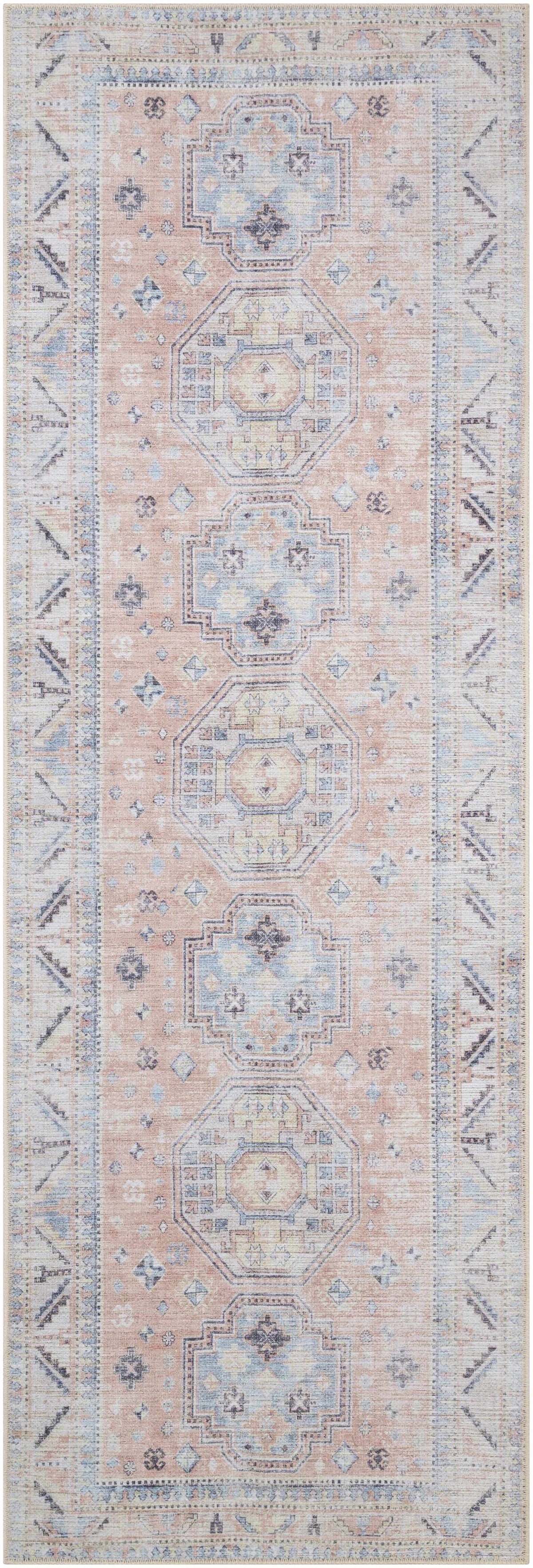 Morcott Peach Washable Area Rug, photo 20 of 21