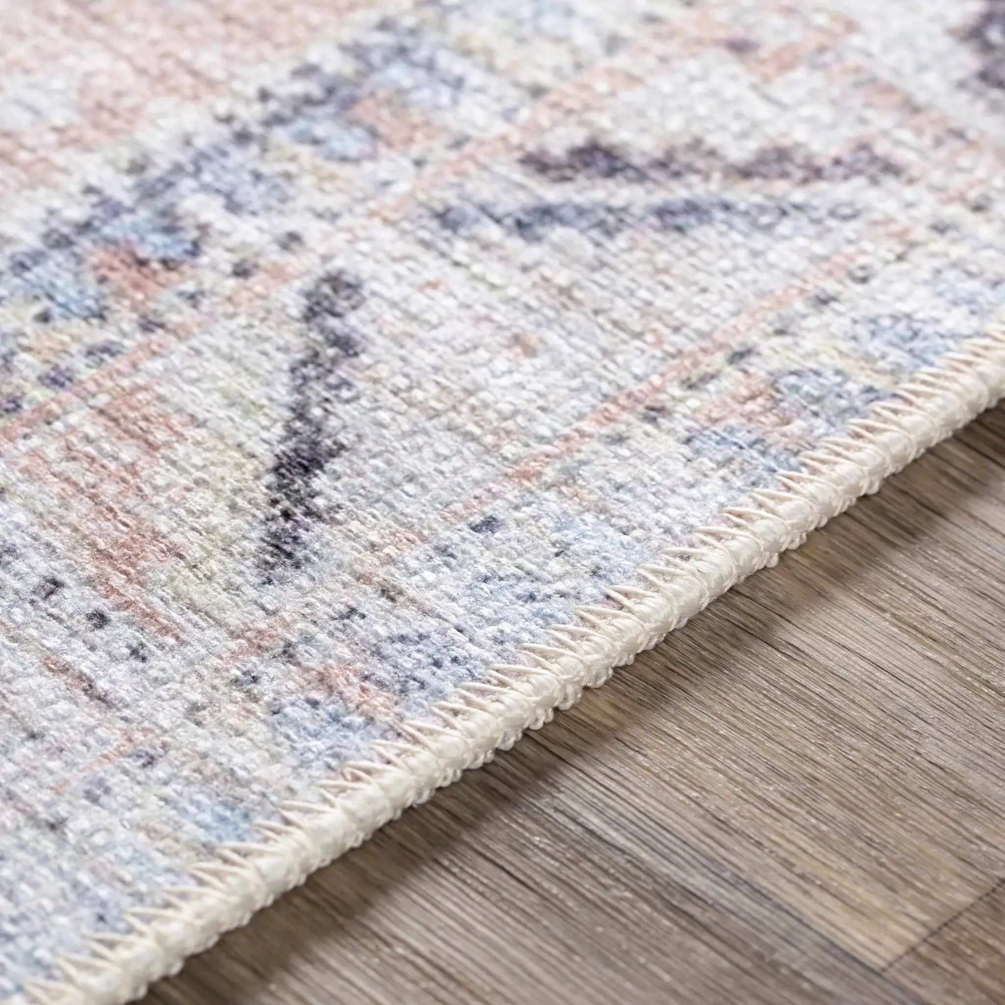 Morcott Peach Washable Area Rug by Boutique Rugs