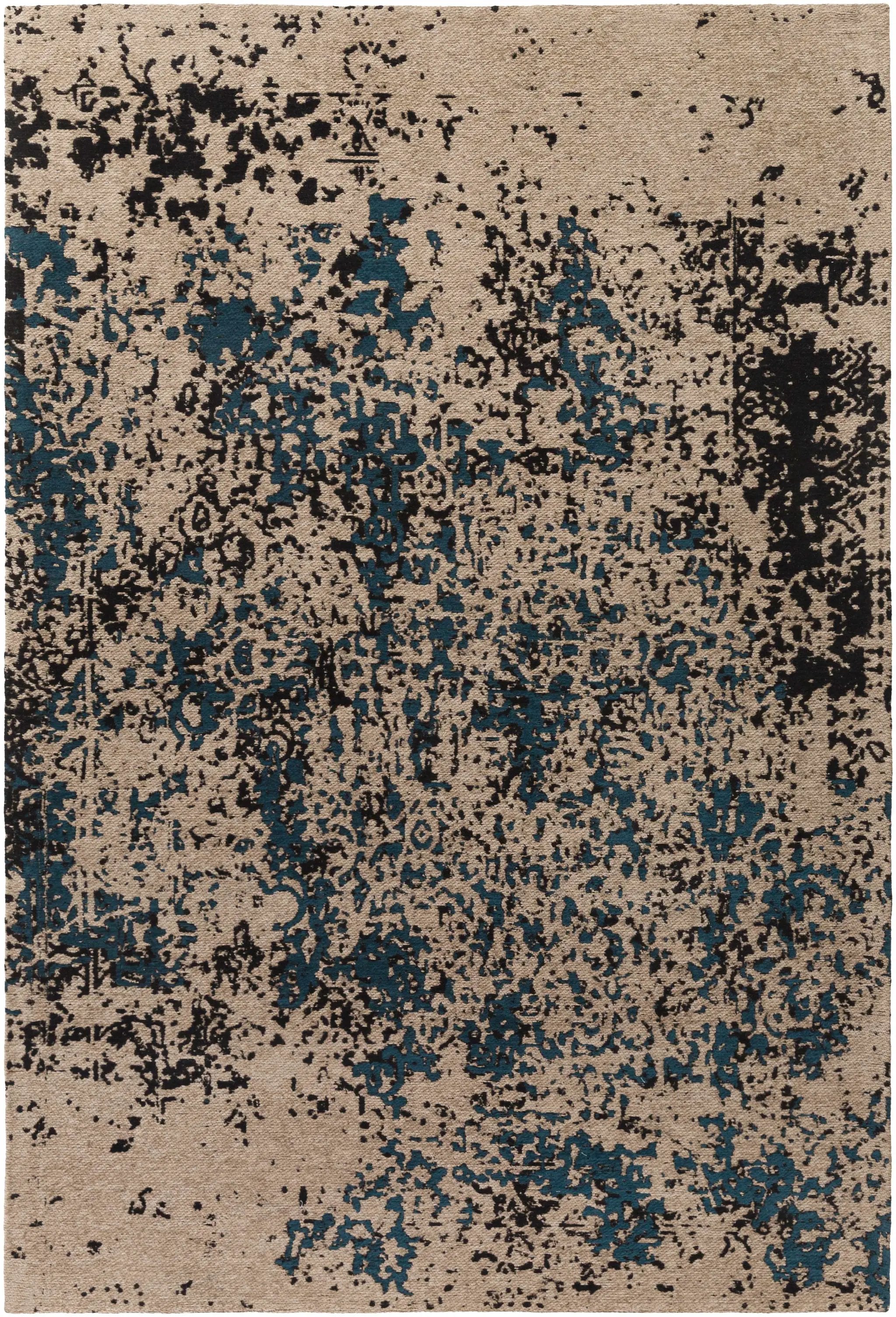 Sweeny Teal Abstract Area Rug - Clearance by Boutique Rugs