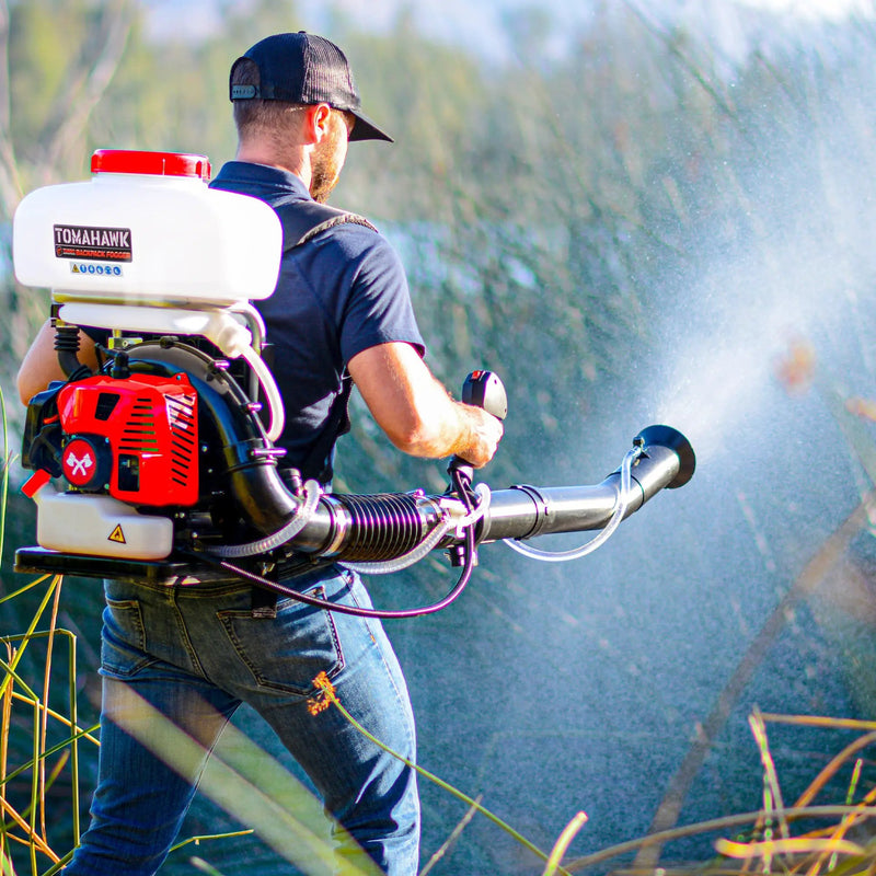 3.7 Gal Turbo Boosted Backpack Mosquito Fogger Leaf Blower for Pest Control by Tomahawk Power