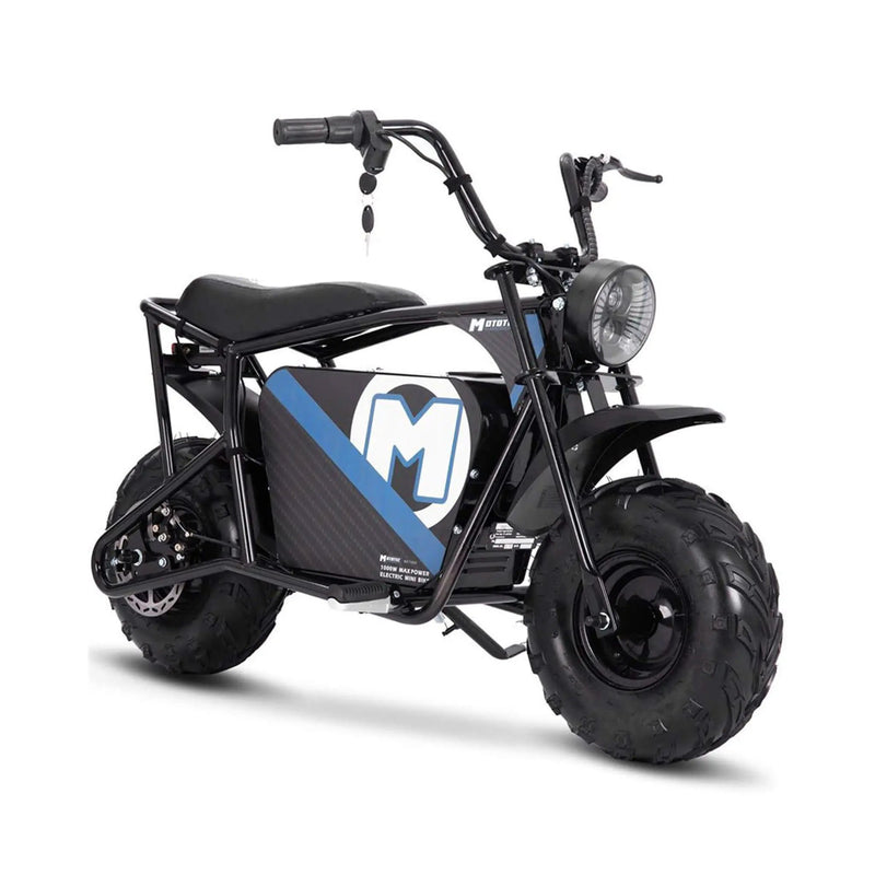 MotoTec 1000W 48V/12AH Electric Powered Mini Bike, Black (SAK17859) by SAKSBY WHOLESALE