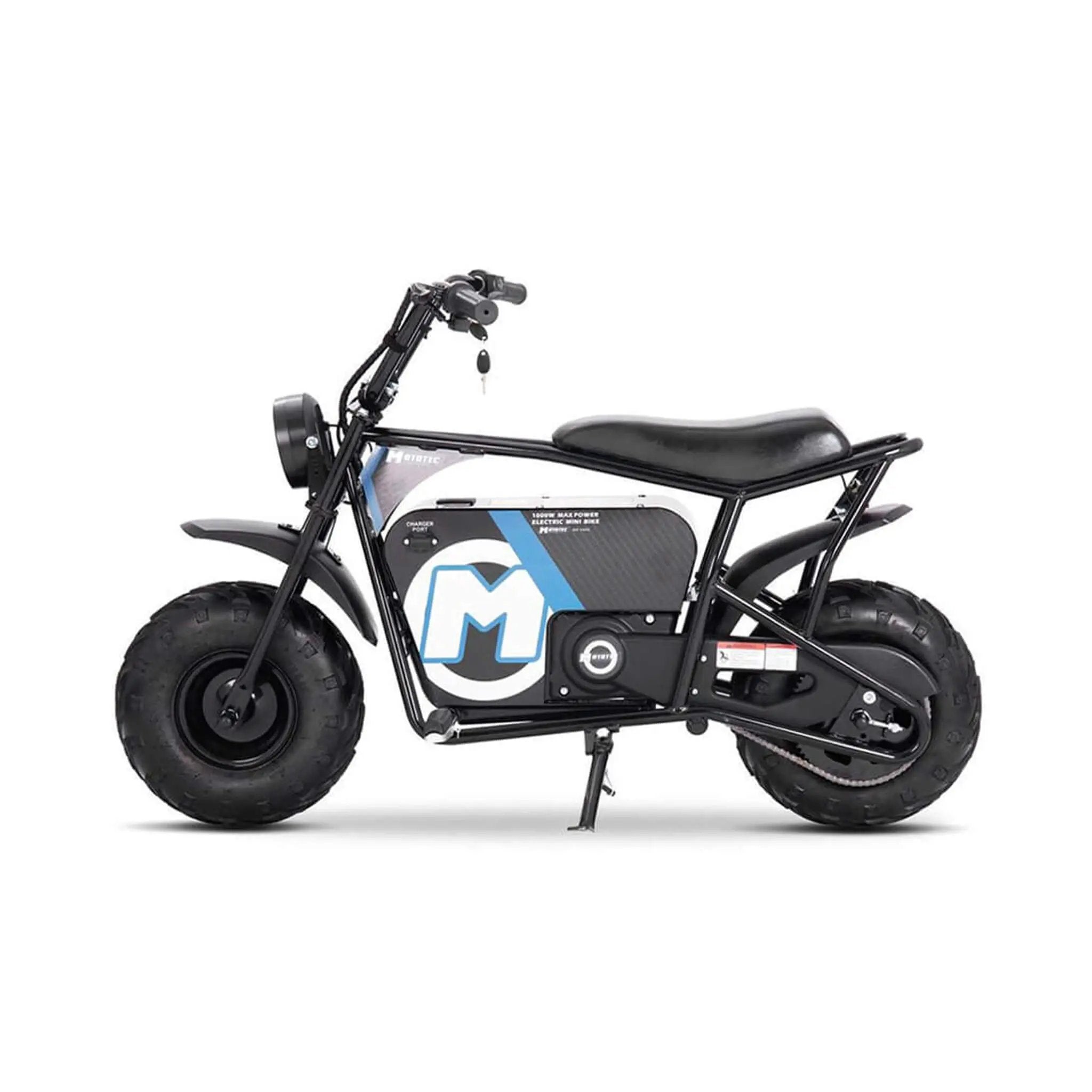 MotoTec 1000W 48V/12AH Electric Powered Mini Bike, Black (SAK17859) by SAKSBY WHOLESALE