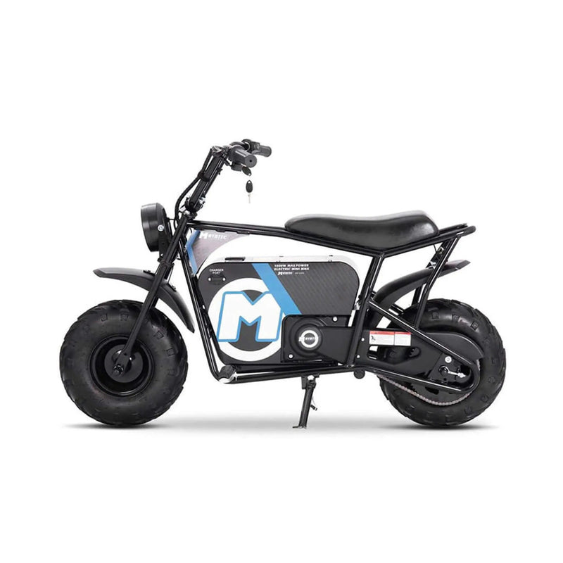 MotoTec 1000W 48V/12AH Electric Powered Mini Bike, Black (SAK17859) by SAKSBY WHOLESALE