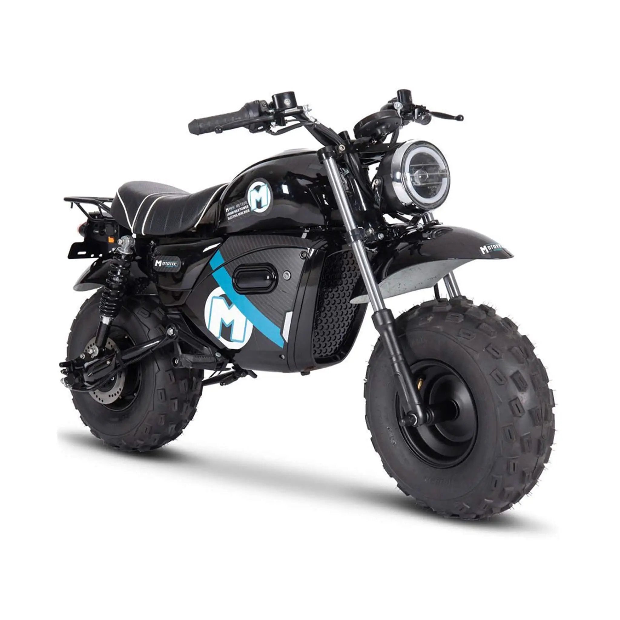 MotoTec 1500W 60V/20AH Electric Powered Mini Bike, Black (SAK32086) by SAKSBY WHOLESALE