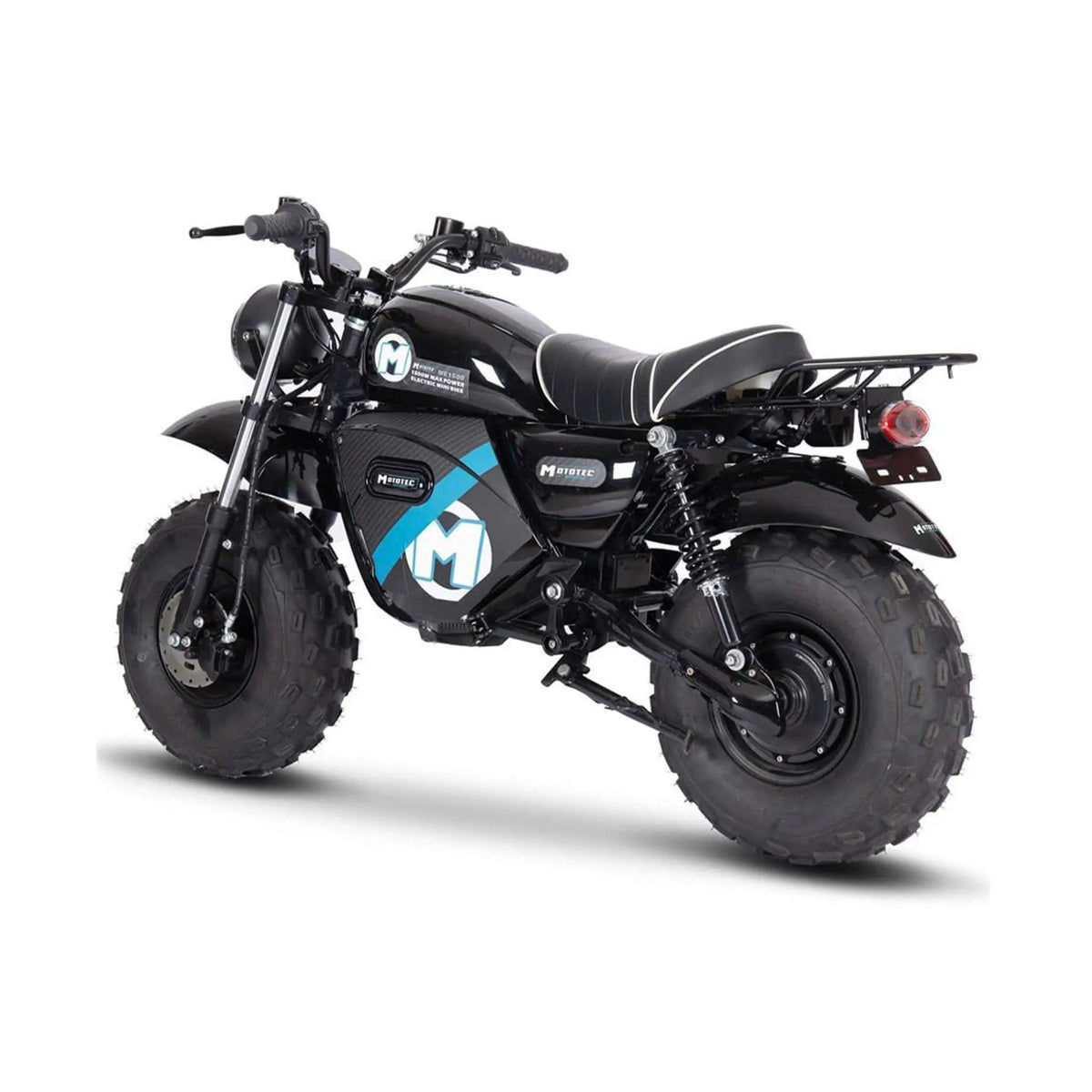 MotoTec 1500W 60V/20AH Electric Powered Mini Bike, Black (SAK32086) by SAKSBY WHOLESALE