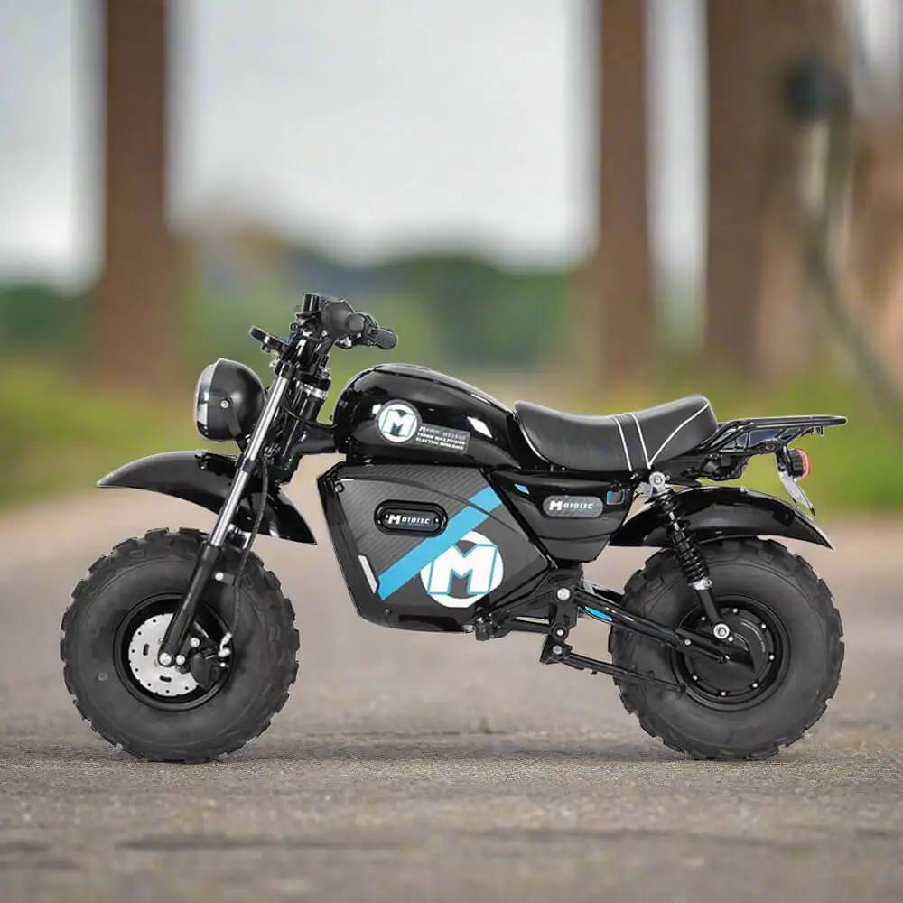 MotoTec 1500W 60V/20AH Electric Powered Mini Bike, Black (SAK32086) by SAKSBY WHOLESALE