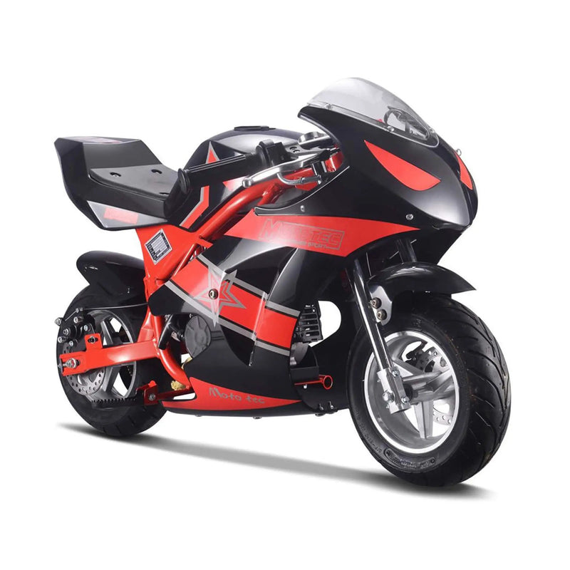 MotoTec GT 49CC 2-Stroke Premium Air Cooled Gas Pocket Bike (SAK68947) by SAKSBY WHOLESALE