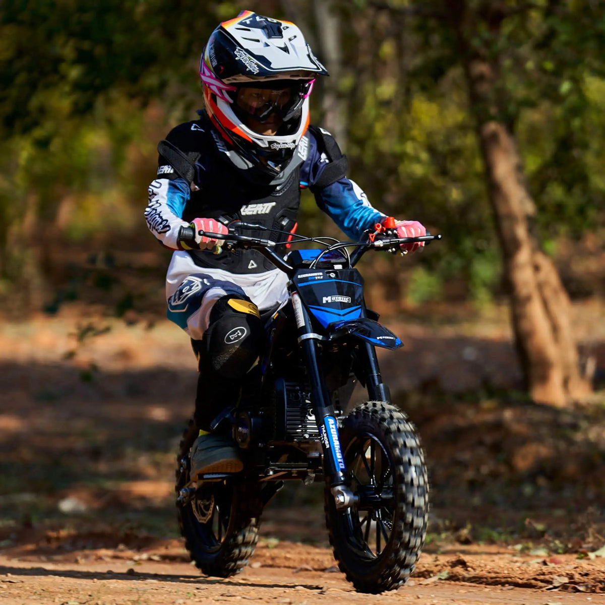 MotoTec Thunder 50CC 2-Stroke Kids Gas Dirt Bike (SAK37480) by SAKSBY WHOLESALE