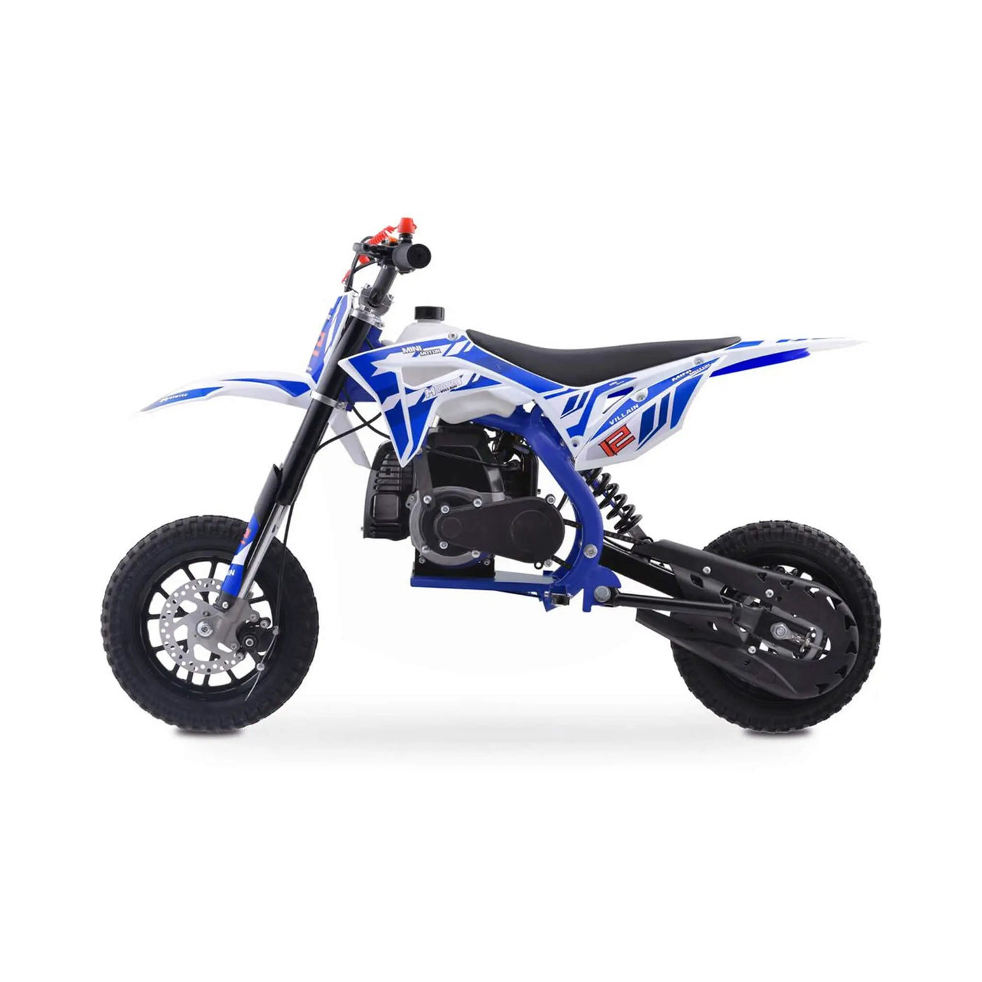 MotoTec Villain 52CC 2-Stroke Kids Gas Dirt Bike (SAK59274) by SAKSBY WHOLESALE