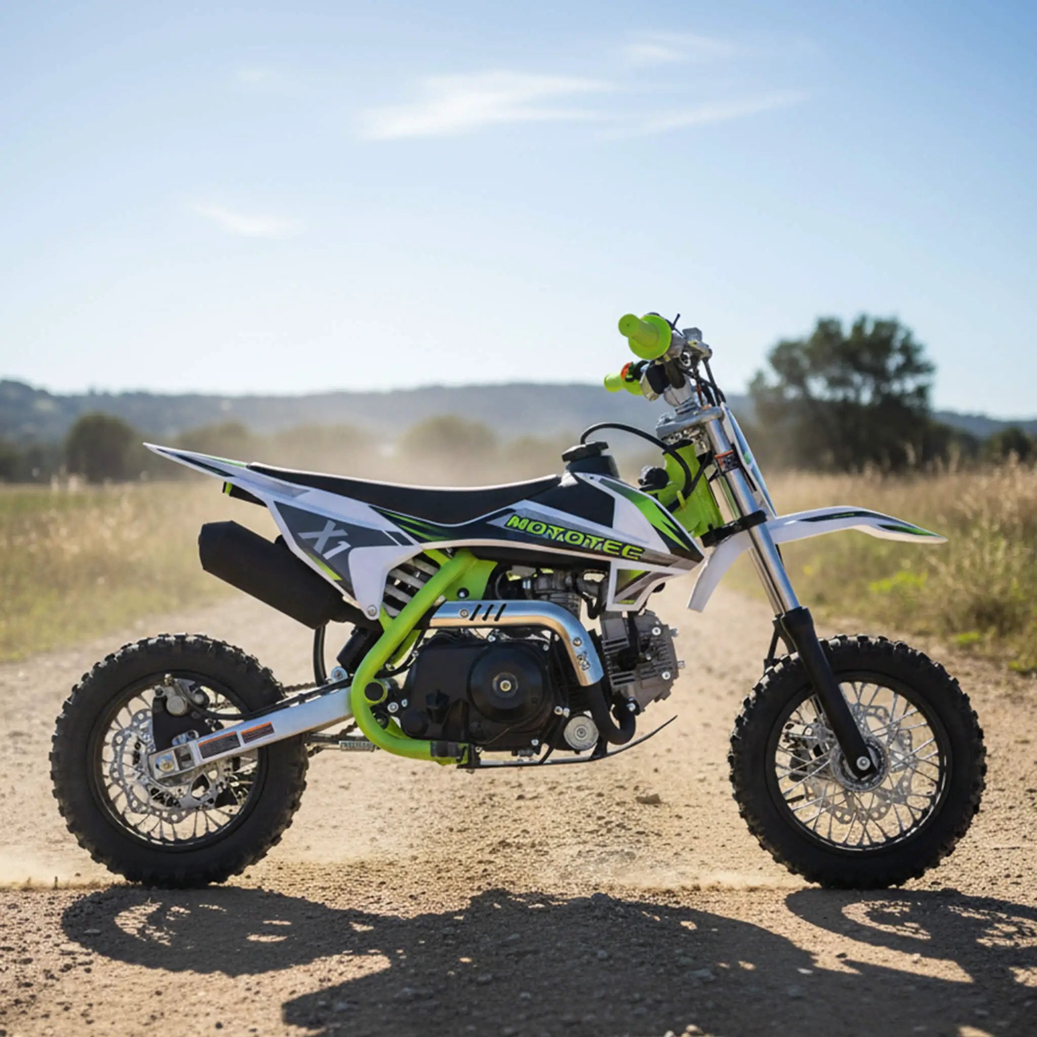 MotoTec X1 110CC 4-Stroke Single-Cylinder Air-Cooled Gas Dirt Bike (SAK42680) by SAKSBY WHOLESALE