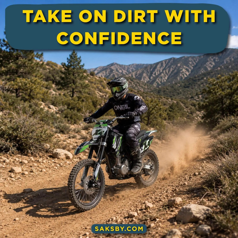 MotoTec X4 150CC 4-Stroke High-Performance Gas-Powered Dirt Bike (SAK95731) by SAKSBY WHOLESALE