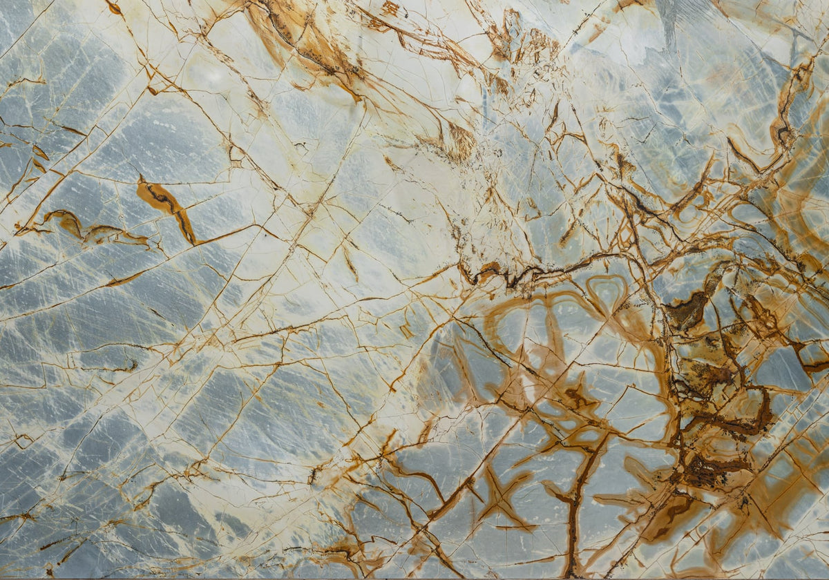 Mount Rainier Polished Quartzite Slab Random