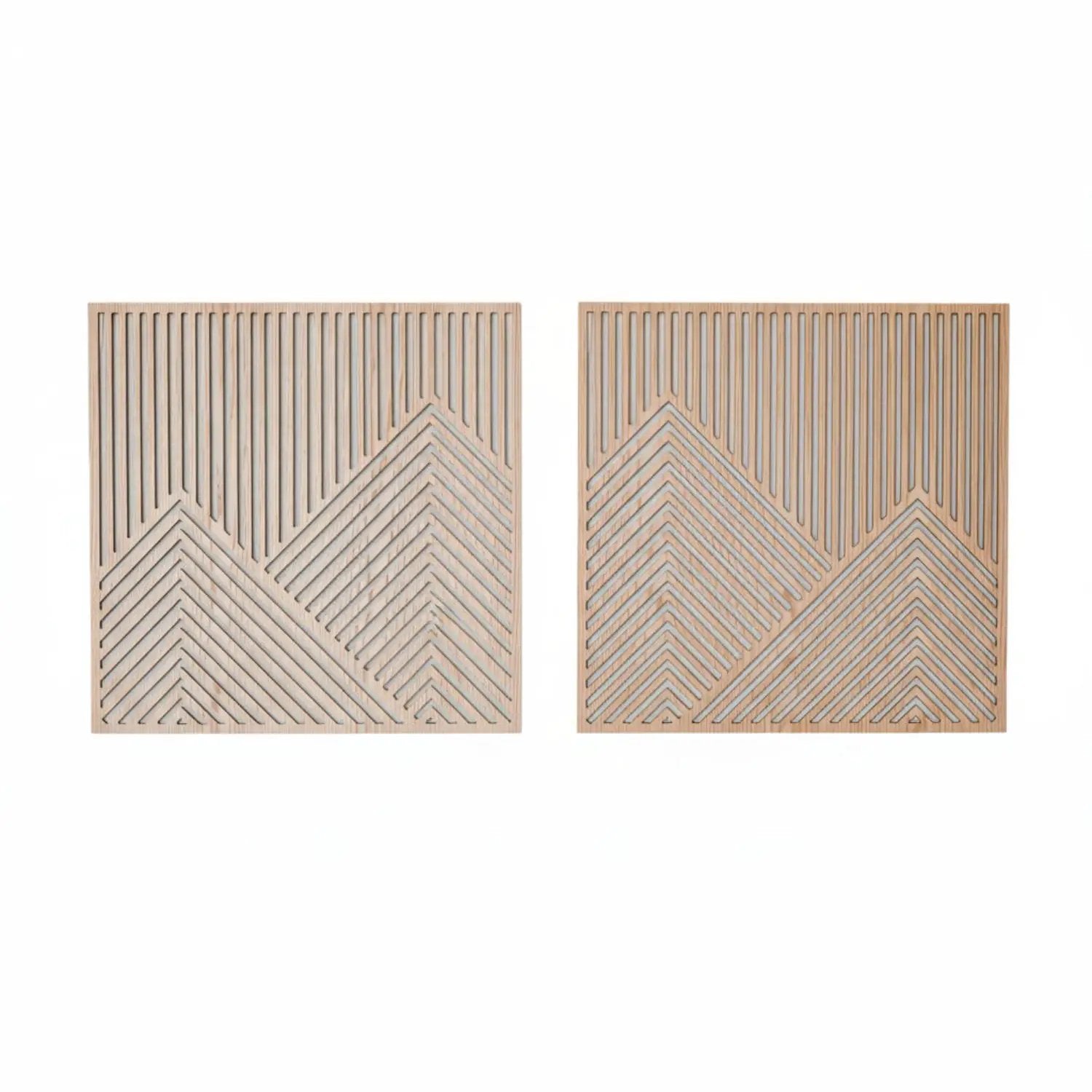Mountain Wood 2 Piece Wall Art by House Of Avana
