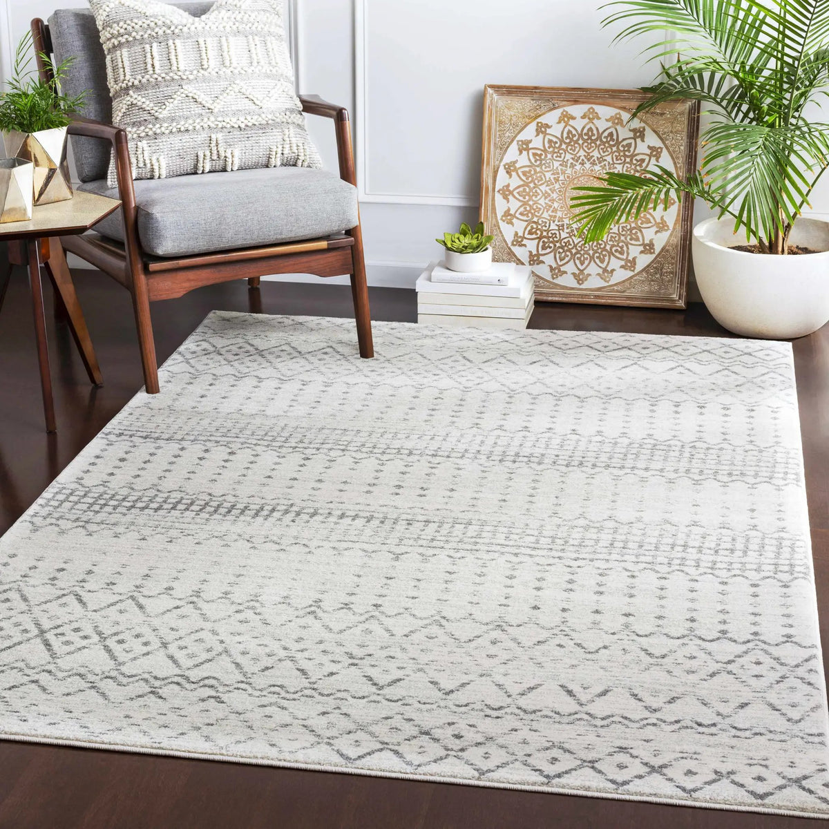 Moweaqua Area Rug - Clearance, installed in a room