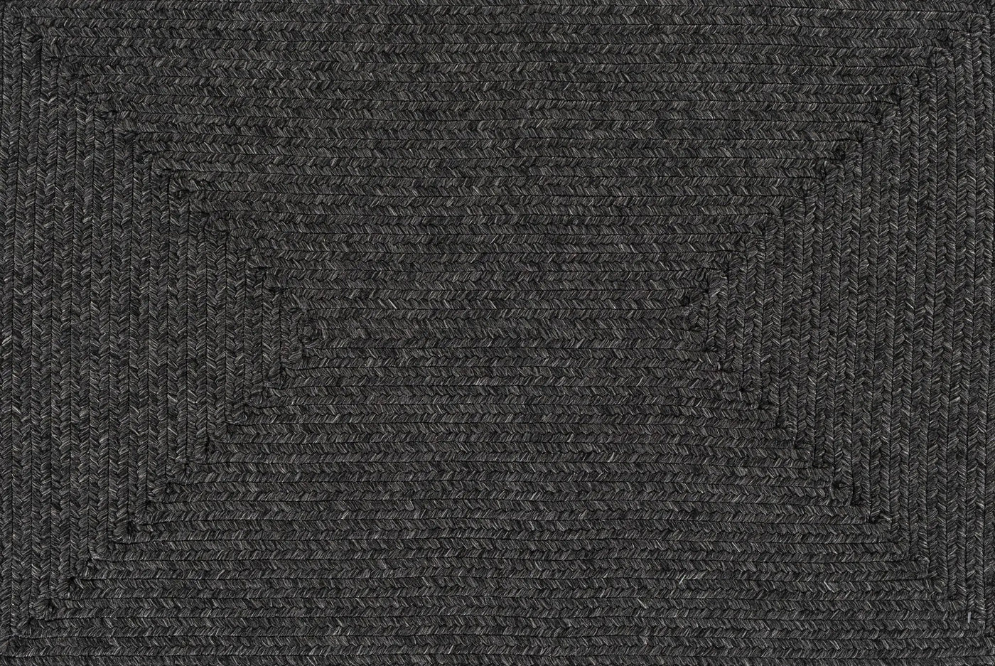 Black Braided Faux Jute Outdoor Rug by Boutique Rugs