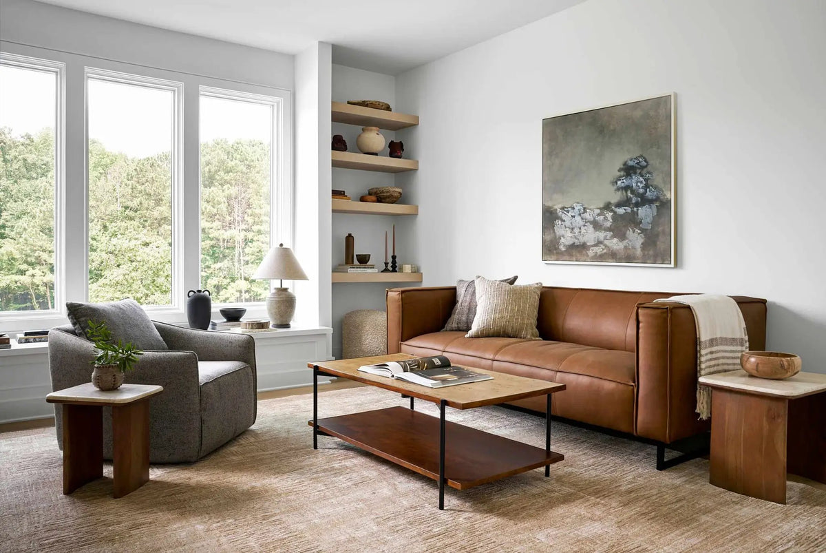 Goren Beige Area Rug, installed in a room 5