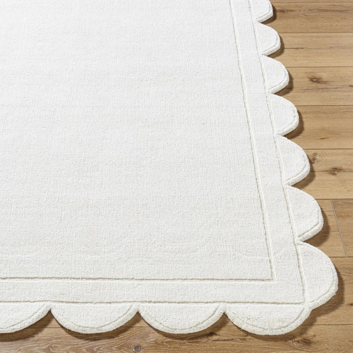 Uhuro White Geometric Area Rug, photo 4 of 7