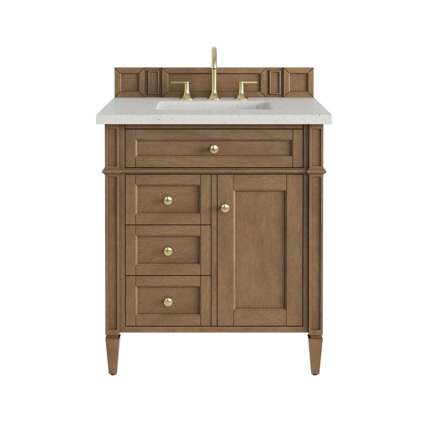James Martin Brittany 30" Single Bathroom Vanity, Pecan, view 23